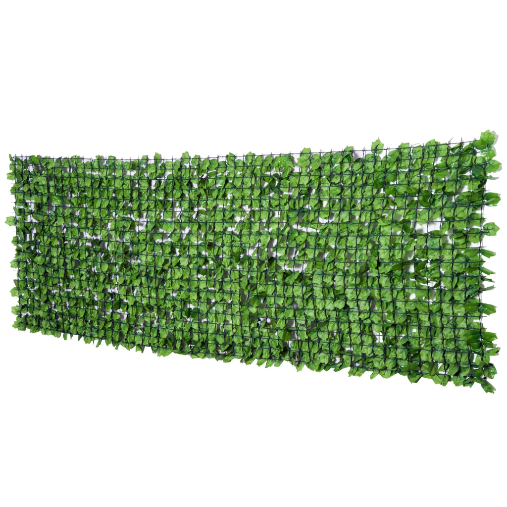Siepe artificiale frangivista 300 x 100 cm, verde chiaro, per balcone, terrazza e recinzione