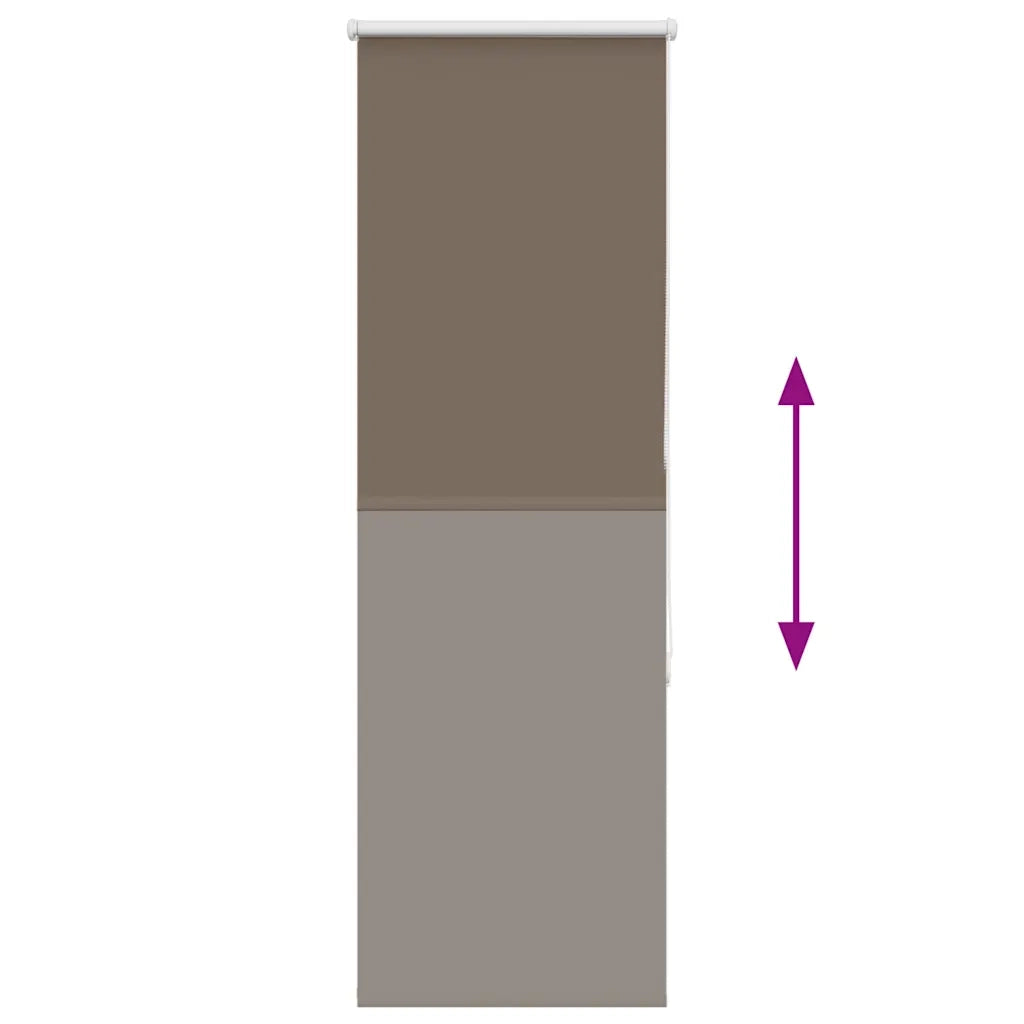 Tenda a Rullo Oscurante-Tenda da sole a rullo 40x130 cm Larghezza Tessuto 35,7 cm 674394
