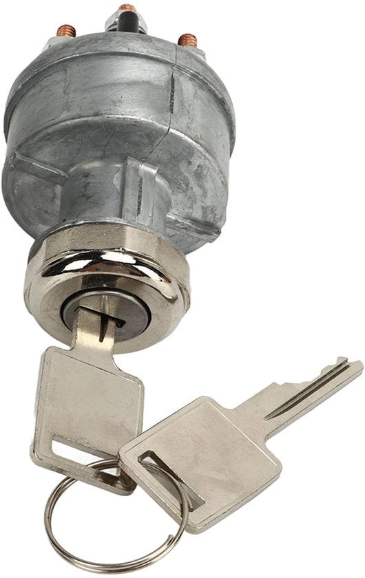 Contattoslot di Ricambio per Macchine da Movimento Terra - Contattoschakelaar - Chiavi - Codice OE 6665606 - Montaggio per Bulldozer/Scavatori - Incluso 2 Chiavi - Contattoschakelastraforma