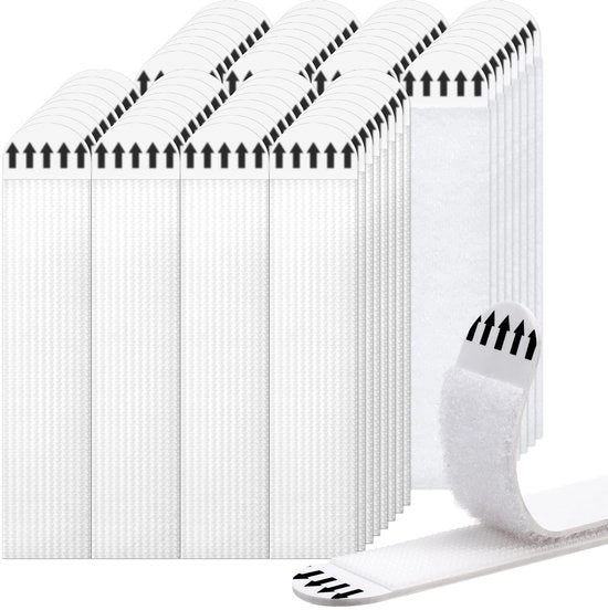 Strisce di fissaggio per foto acqua-resistenti, 72 pezzi, autoadesivi, senza danni per le foto, adesivo forte, resistente al calore, carico massimo 7,3 kg.