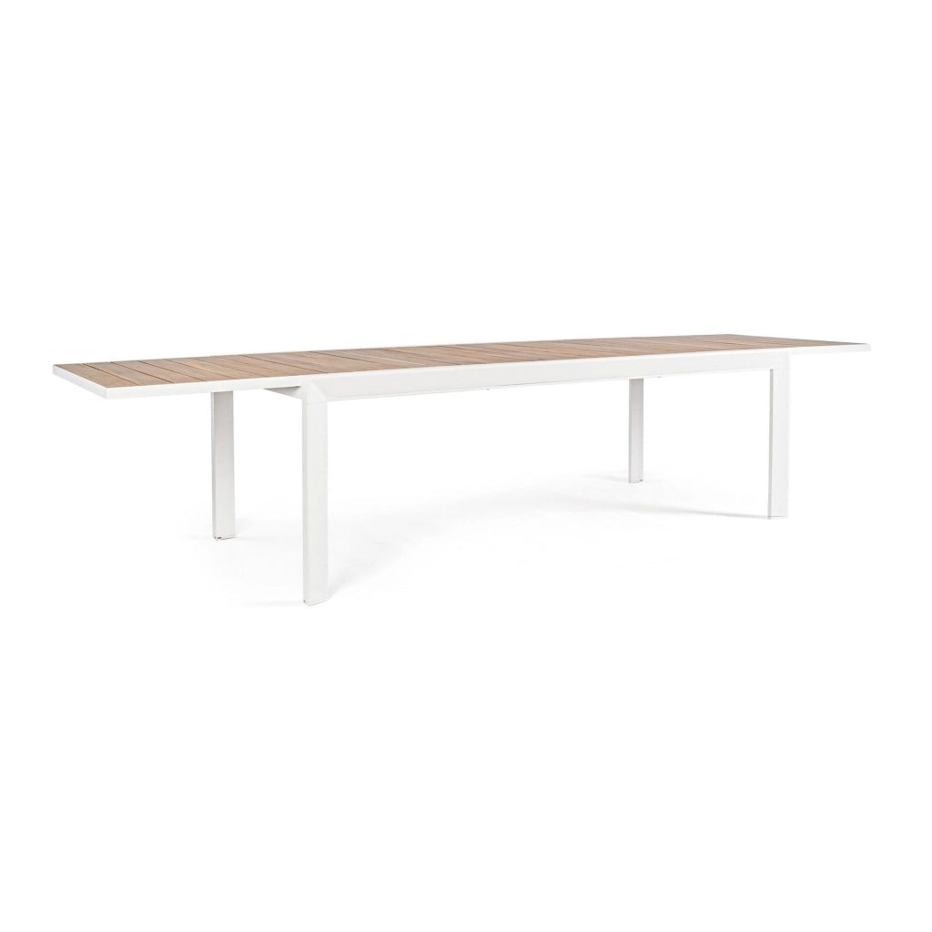Tavolo Al.Belmar 220-340x100 Bianco YK11
