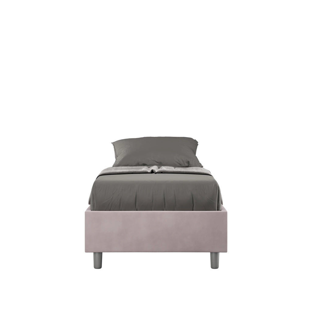 Letto Singolo Sommier 80x200 cm con Rete Azelia Glicine