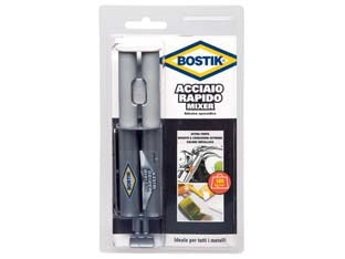 ACCIAIO RAPIDO MIXER- - ml.24 - 2 blister BOSTIK