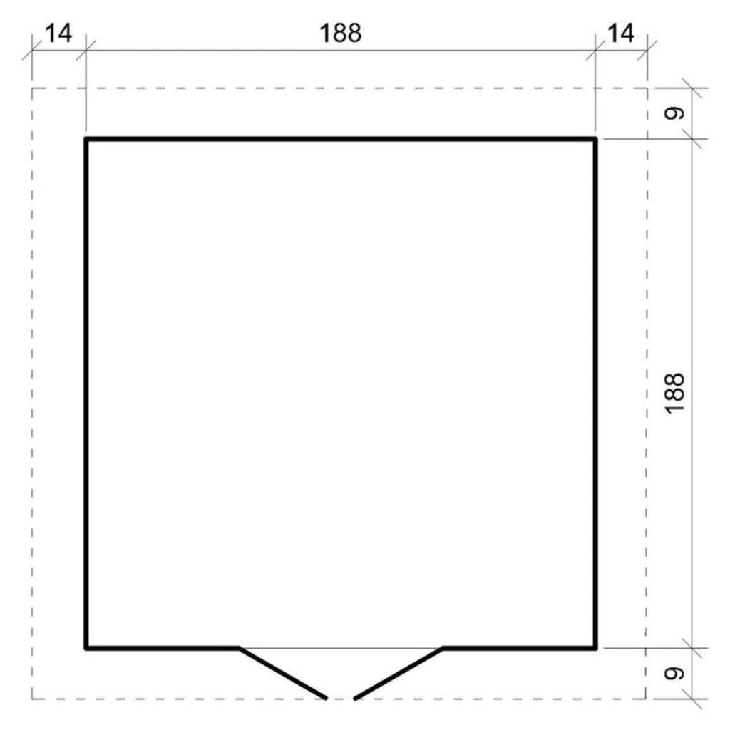 Casetta da Giardino in Legno 3,53 m² – TIMBELA M343C1