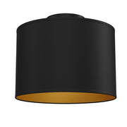 Lampada da soffitto Arden 1xE27 nero oro Luminex