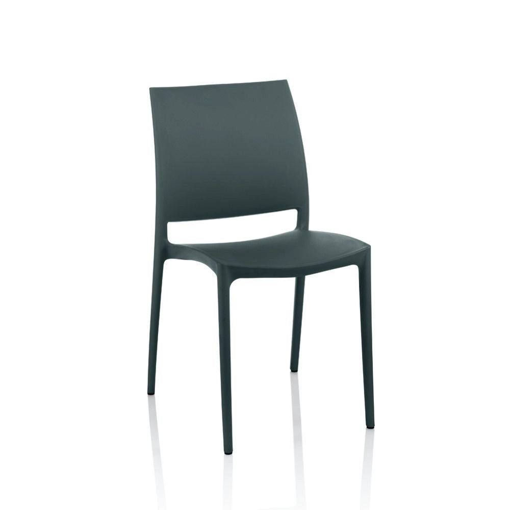 Sedia polipropilene grigio 46,4x53,9x84,5