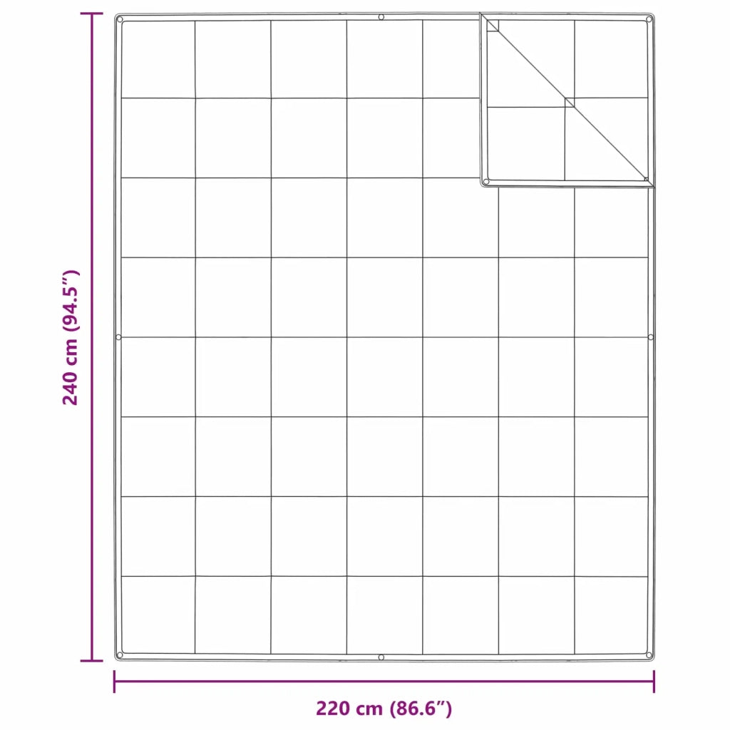 Set di Piumoni con cuscino 3 pcs Bianco Piuma d'anatra 3377236