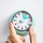 Orologio da cucina, timer meccanico, avviso, rotondo, sveglia, orologio countdown, visivo magnetico.