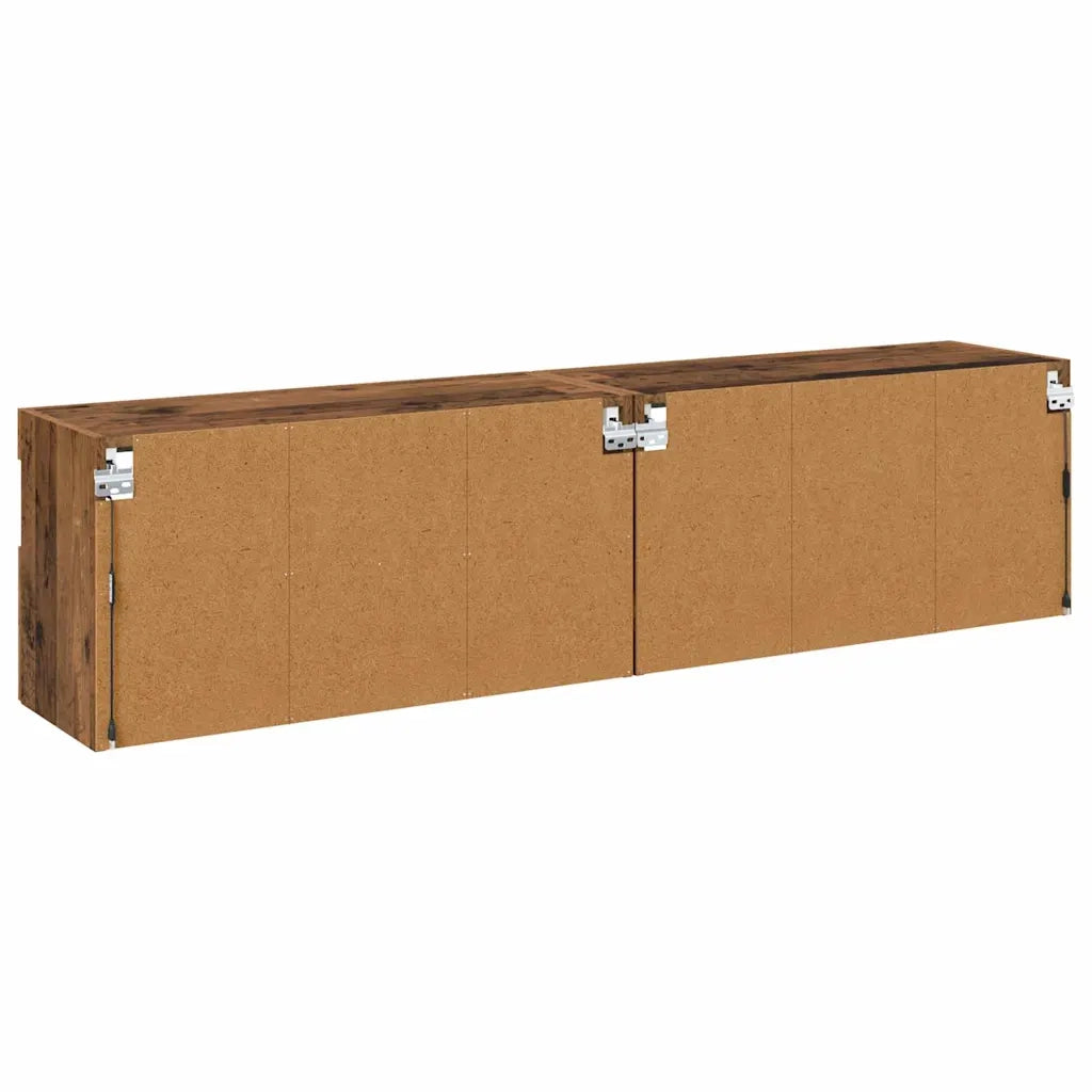 Mobiletti TV da Parete 2 pcs Legno vecchio 80 x 30 x 40 cm 882978
