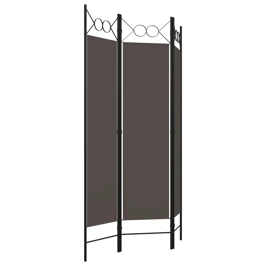 Paravento a 3 Pannelli Antracite 120x180 cm 320701