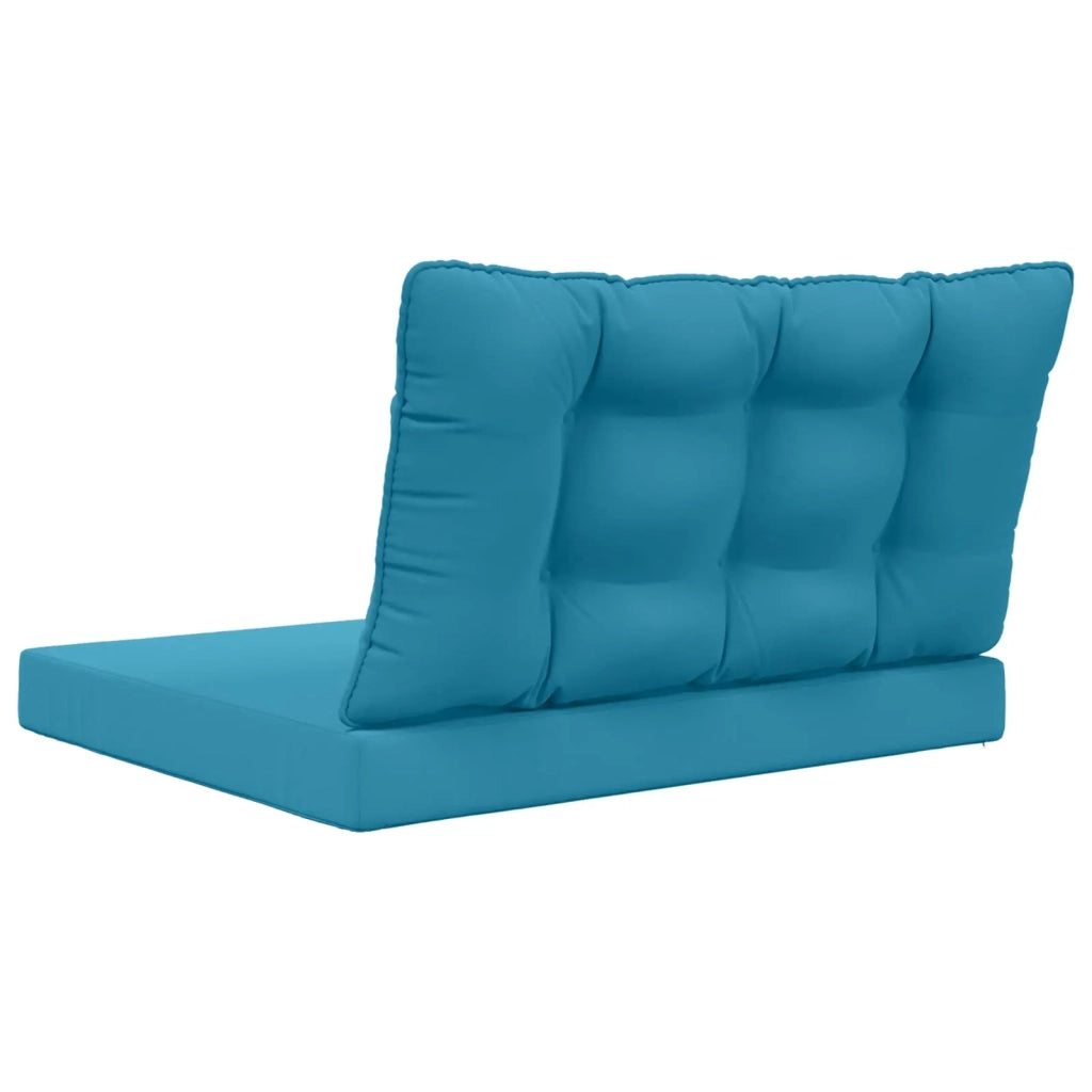 Cuscino per divano da esterno 2 pcs Blu Reale Poliestere 900907