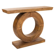 Mobile da ingresso in legno rifinito a mano 102x30x77