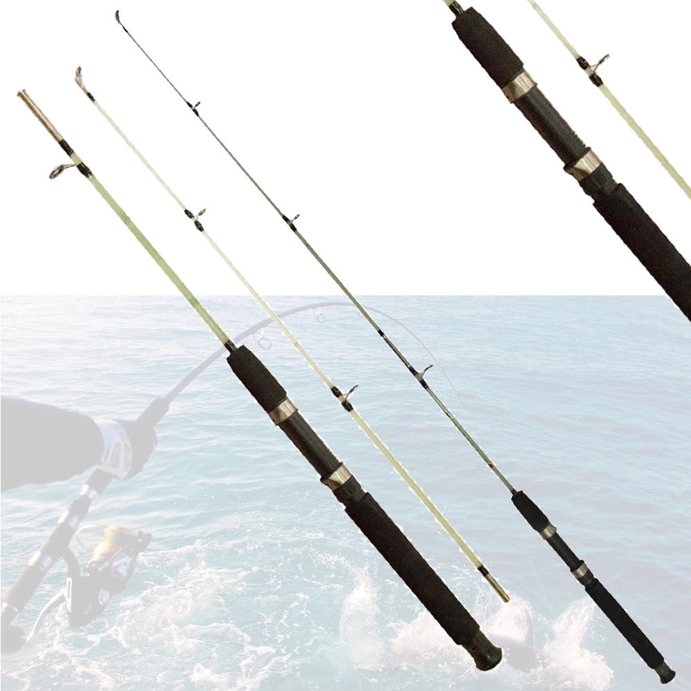 Trade Shop - Canna Da Pesca Telescopica Leggera Sottile Spinning Bolentino In Fibra 165 Cm -