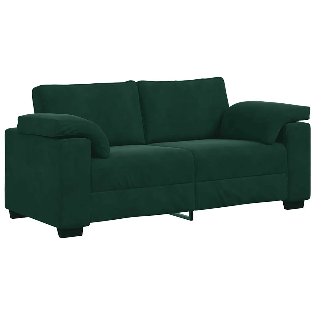 Divano Divanetto Verde Scuro 180x77x82 cm in Velluto 4105269
