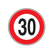 Cartello Stradale Limite Velocita' Km 20 D&B