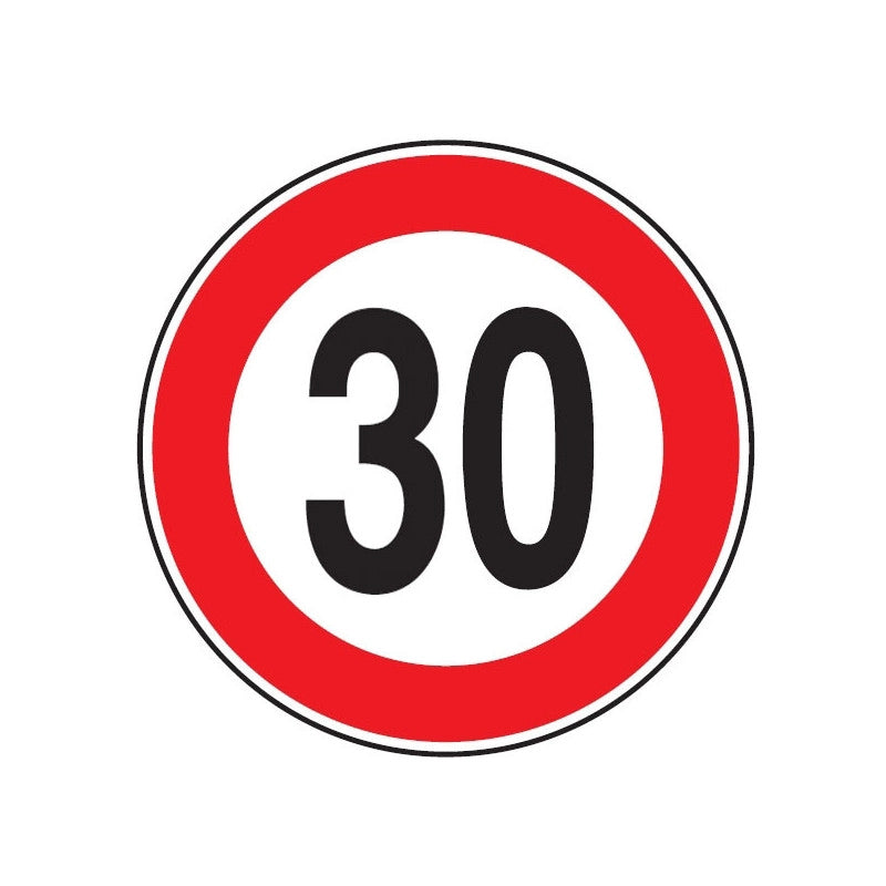 Cartello Stradale Limite Velocita' Km 20 D&B