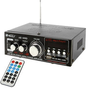 Trade Shop - Amplificatore Audio Ak-699d Mp3 Fm Usb Karaoke Amplificatore Con Telecomando Stereo -