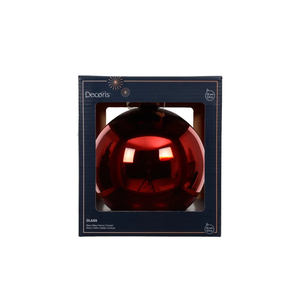 Pallina Vt lucido rosso d15cm