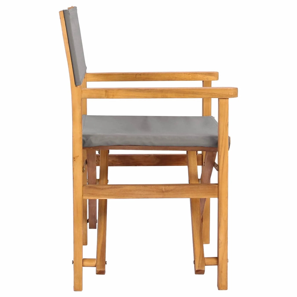 Sedia da Giardino | Sedia da pranzo Marrone e Grigio Chiaro 56 x 54 x 87 cm