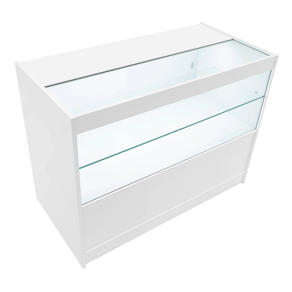 Set Banconi Bianco Gravity LED B1200 C1200 CM60 TB60 con Vetrina e Serratura