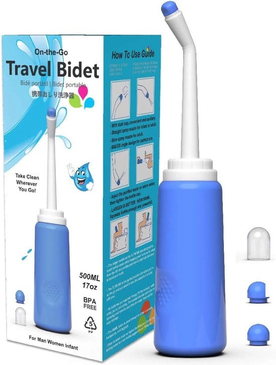 Bidet Portatile per Vaginadouche e Anale - Utilizzo Post Partum - Bagno in Movimento