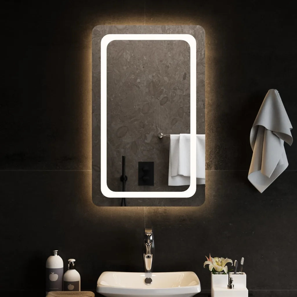 Specchio da Bagno | Specchio decorativo con Luci LED 50x80 cm