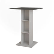 Vicco Tavolo da bar Antracite/bianco 75 x 75 cm