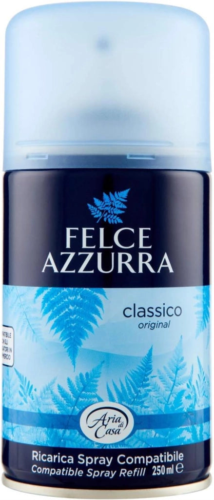FELCE AZZURRA PROFUMATORE PER AMBIENTE AUTOMATICO RICARICA DA 250 ML FRAGRANZA CLASSICA