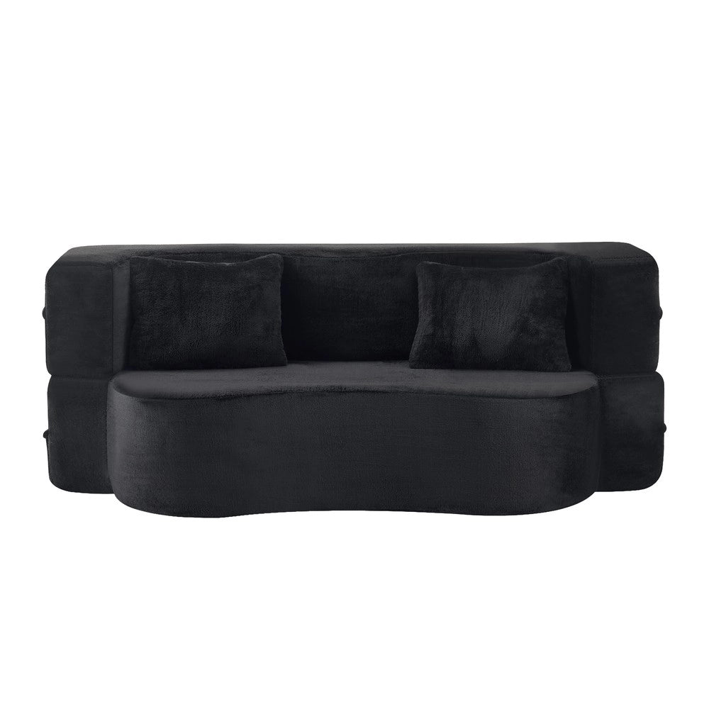 Divano Letto Futon Pieghevole ¨C Xylo ¨C Nero