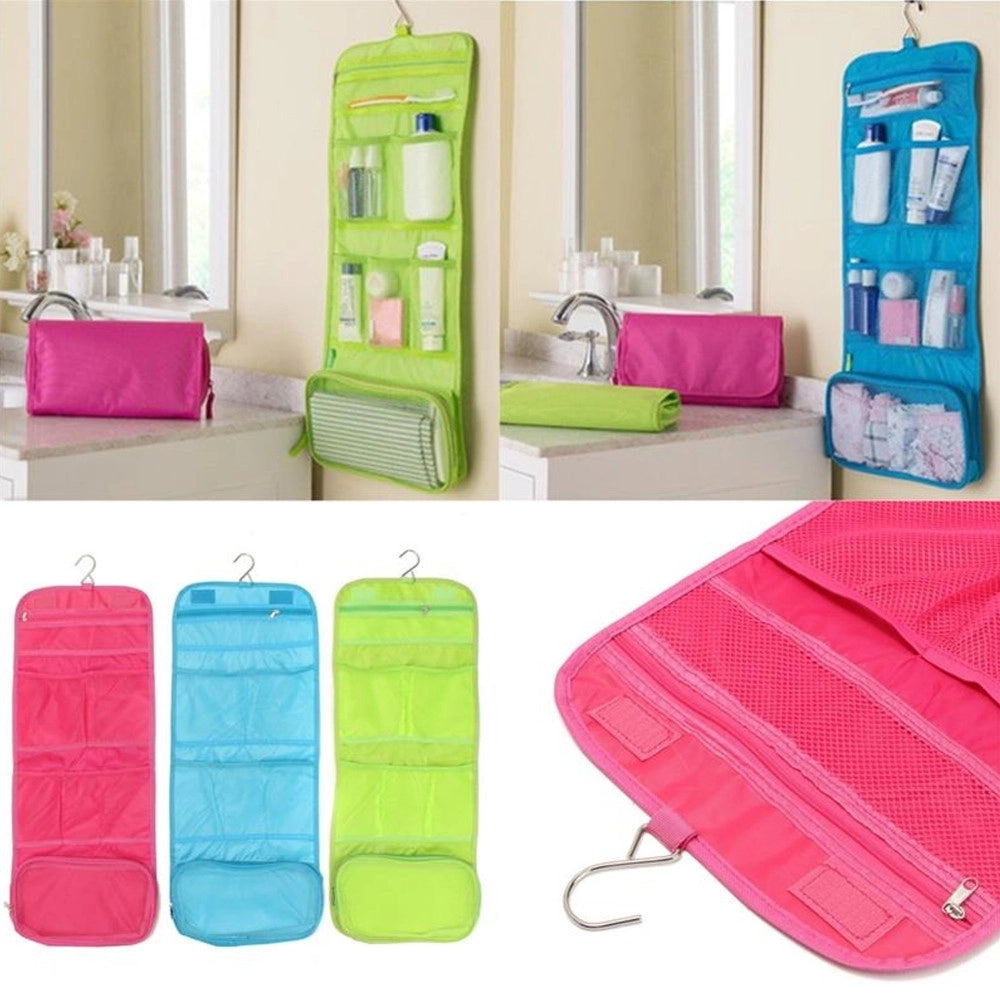 Trade Shop - Organizer Per Borsa Trucco Accessori Bagno Cosmetici Portatile Da Viaggio -