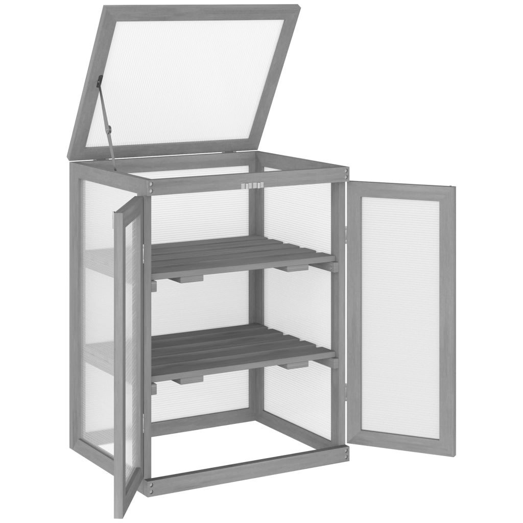 Serra da giardino ¨C Minimal ¨C legno e policarbonato 58x44x78cm