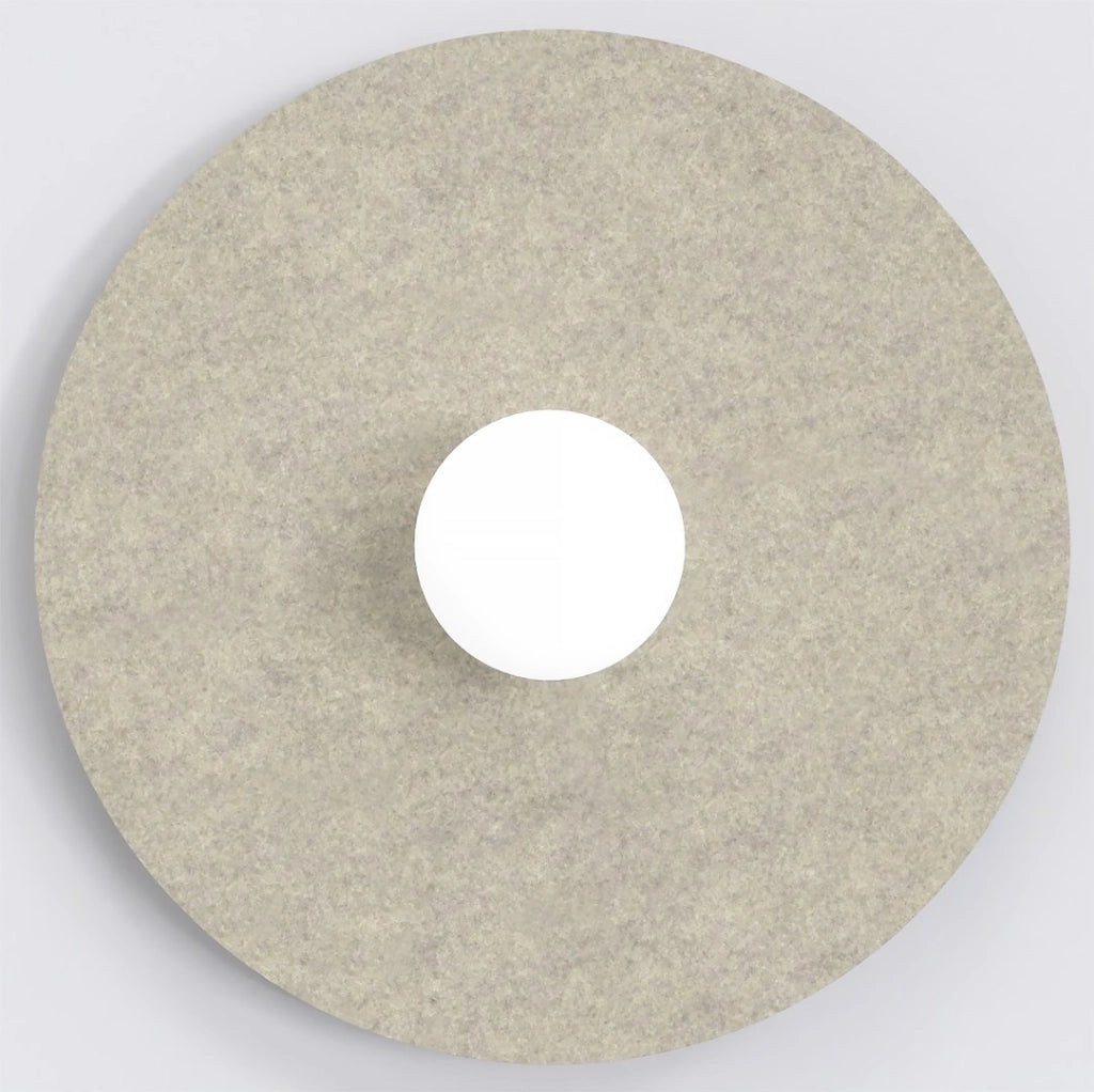 Lampada da soffitto CALMA beige feltro 1xG9 Emibig