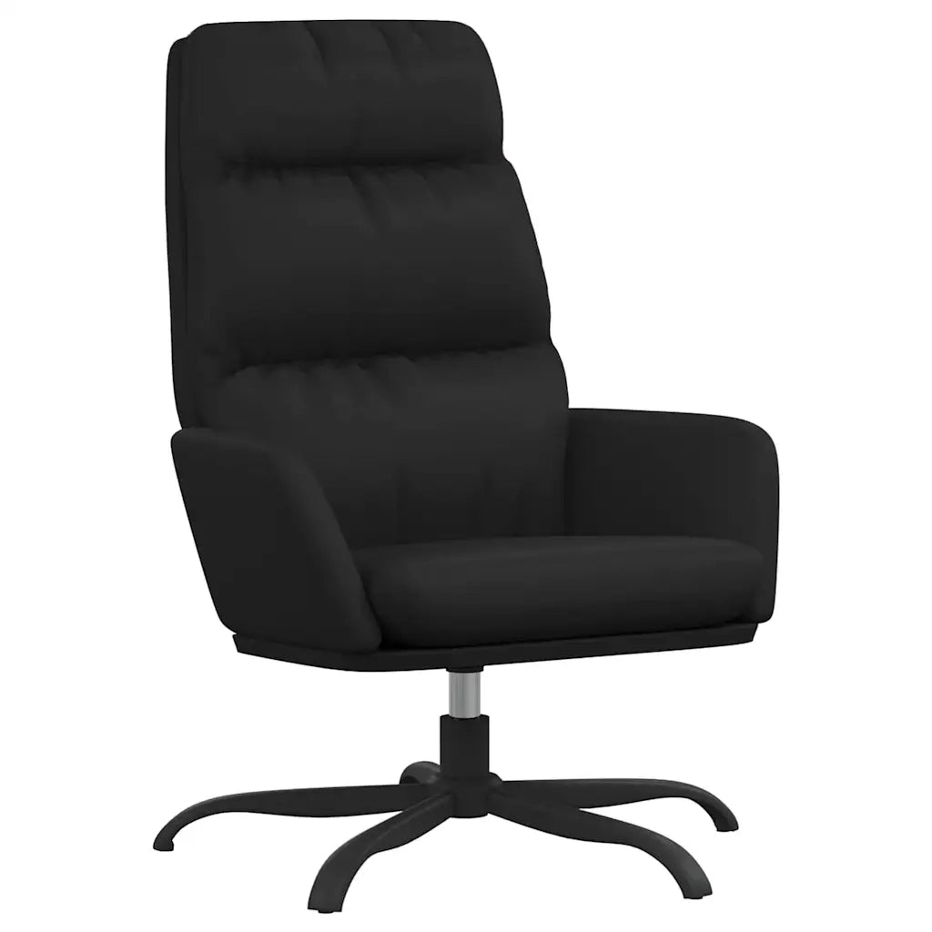 Divano Sedia-Poltrona Relax Nera in Similpelle 501302