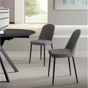 Sedia in soft-touch Tamara 52cm X 45cm H 85cm Stones