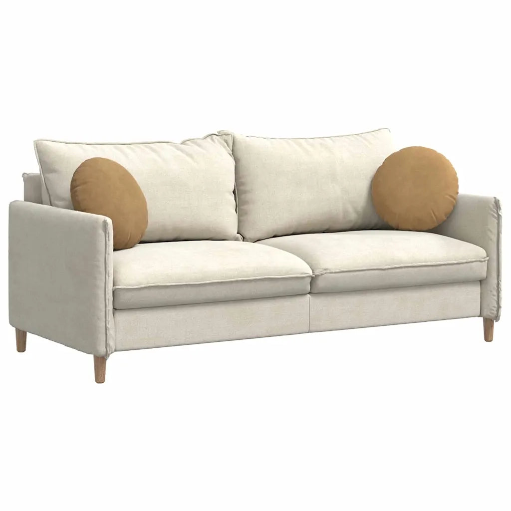 Cuscini per Seduta 2 pcs Marrone Ø 40 x 13 cm Velluto 42014145