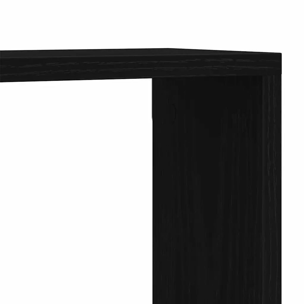 Scaffali da parete 6 pcs Rovere Nero 60 x 15 x 23 cm 862647