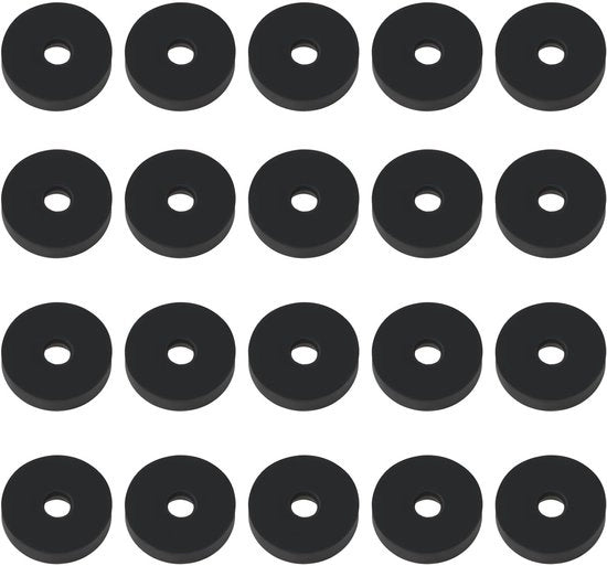 20 Pacchi di Chiavi per Flessibile di Gomma - 1/2" BSP Tipo B - 12 mm Diametro Esterno - 4,25 mm Diametro Interno - 2,5 mm Spessore - Chiave per Flessibile