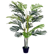 Palma Artificiale 150 cm con Vaso e Muschio per Decorazione Interna ¨C Minimal ¨C Verde ?18x150 cm