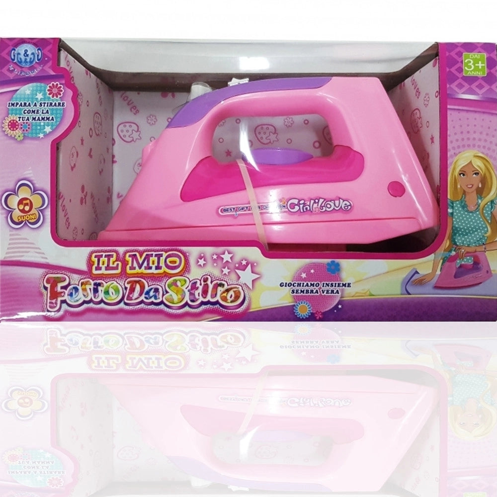 Trade Shop - Ferro Da Stiro Stirando Sartoria Sarta Vestito Gioco Bimba Bambini Giocattolo -