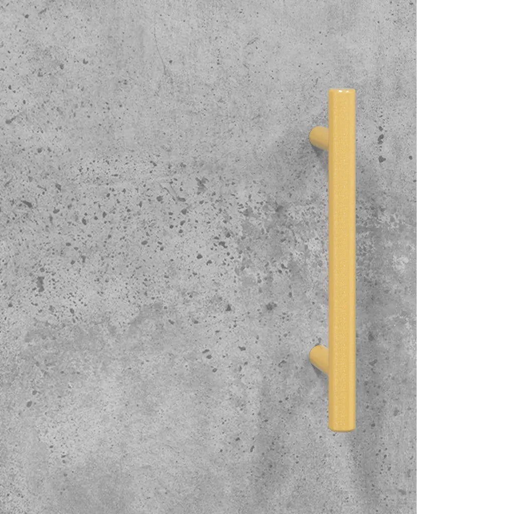 Scrivania | Tavolo da Ufficio Grigio Cemento 140x50x75 cm in Legno Multistrato