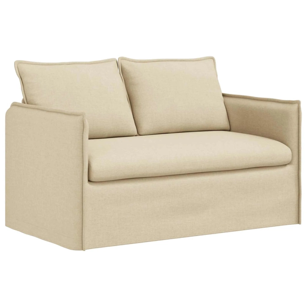 Set di divani 2 pcs Crema 136 x 82 x 85 cm Tessuto 3407528
