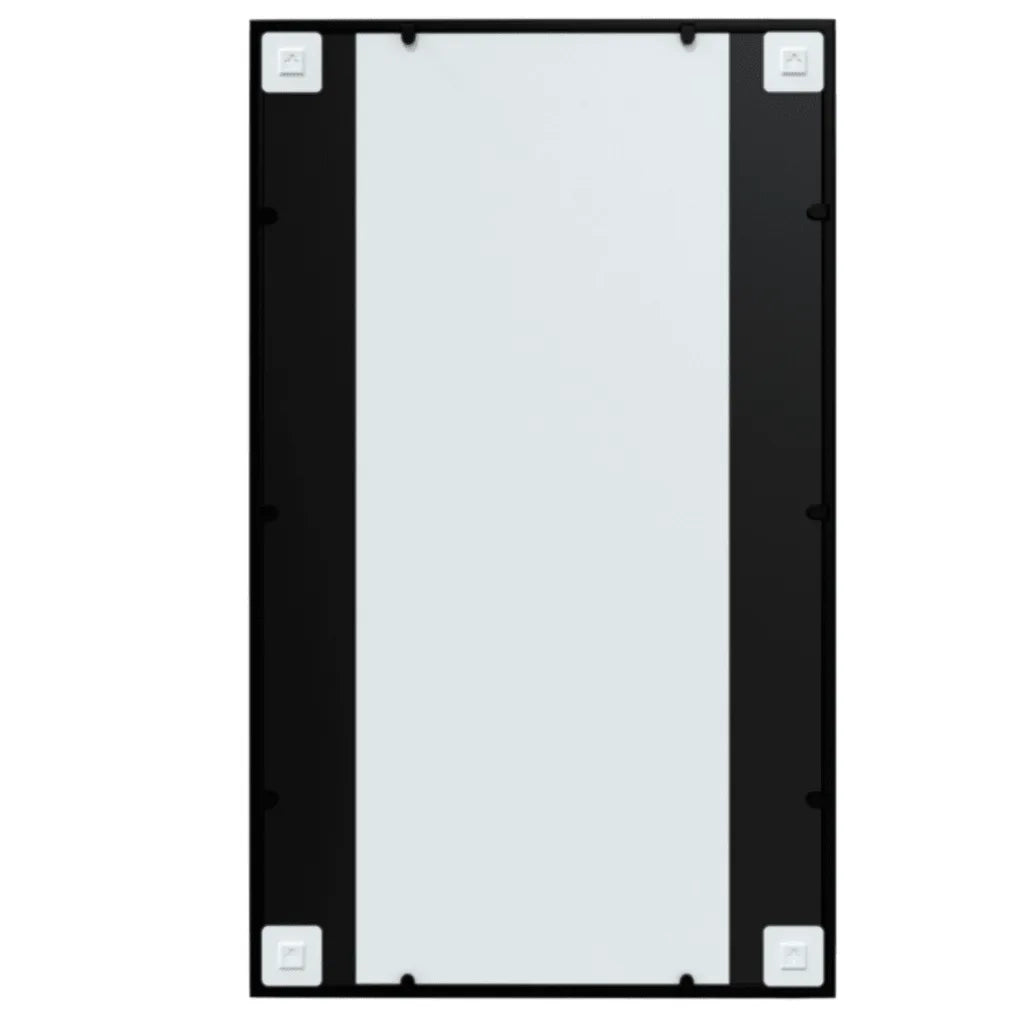 Specchi a Parete 2 pz Neri 100x60 cm in Metallo