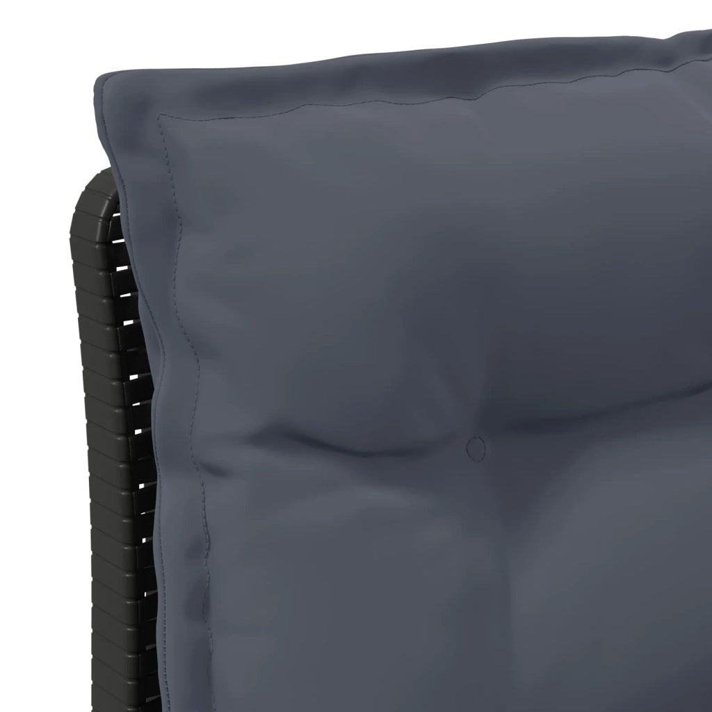 Divano da esterno-Divano da Giardino a 1 Posto con Cuscini Aspetto Rattan PP 955856