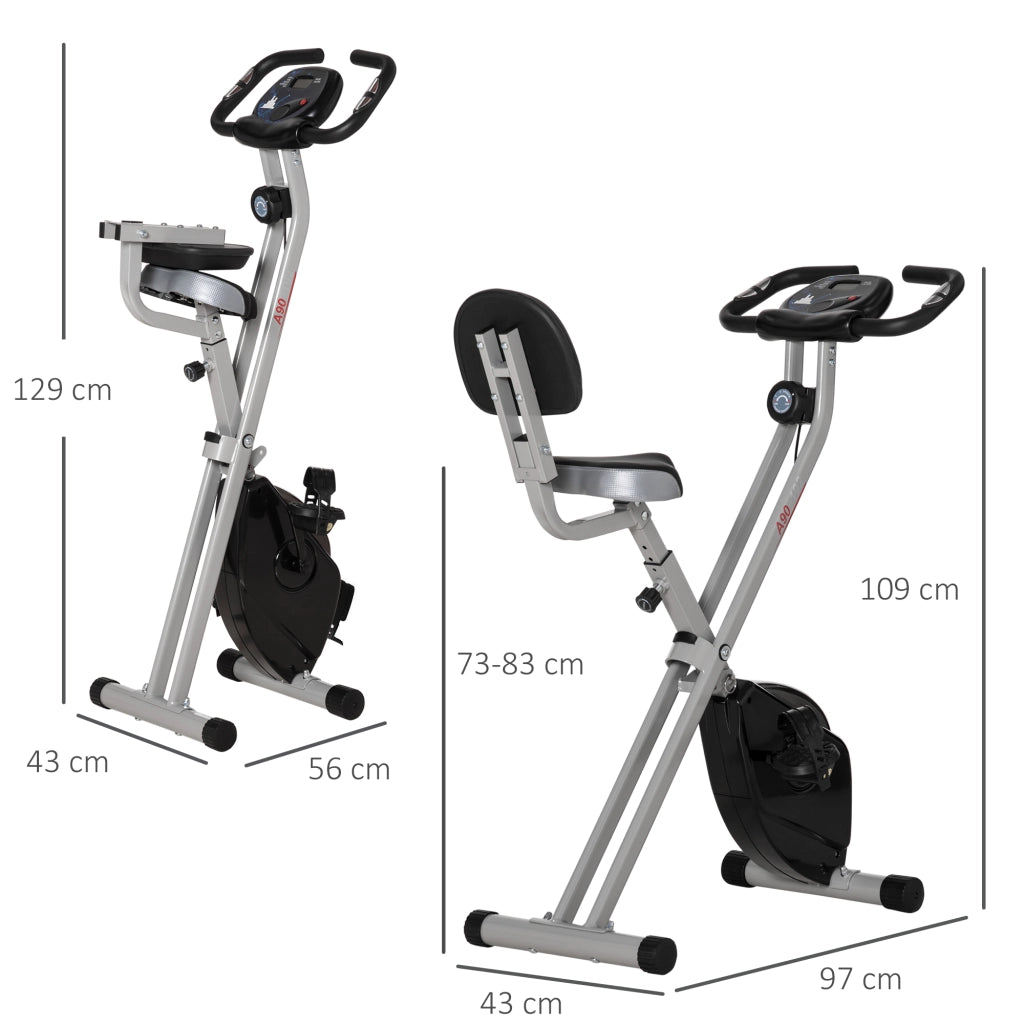 Sedia da Allenamento Pieghevole con Schienale ¨C Minimal ¨C Grigio
