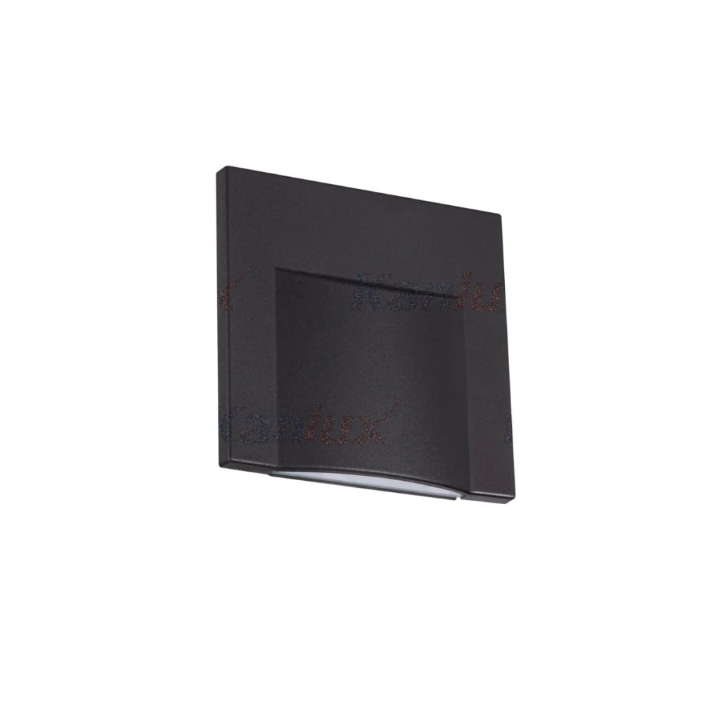 Luce scala da incasso ERINUS LED nera 12V 4000K Kanlux