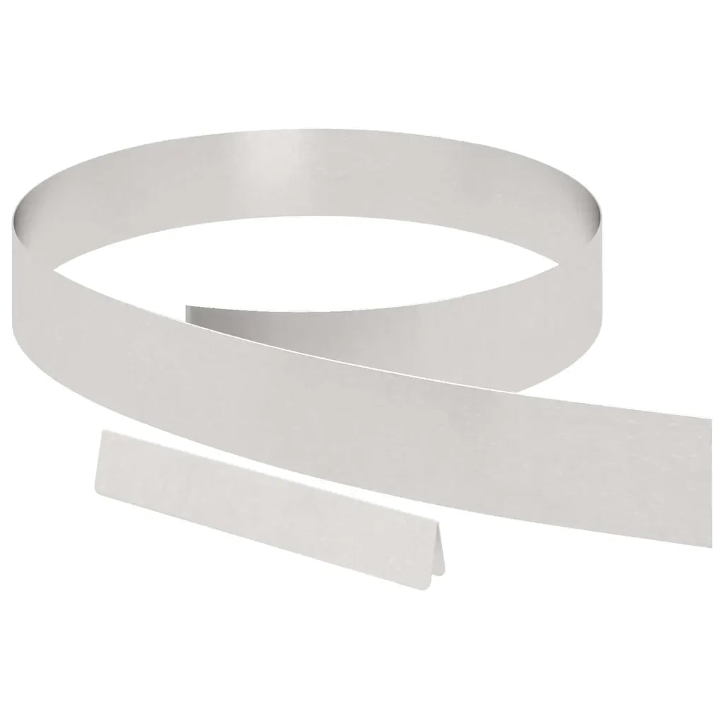 Bordura per Prato 4 pcs Argento 450 x 0,05 x 10 cm 868017