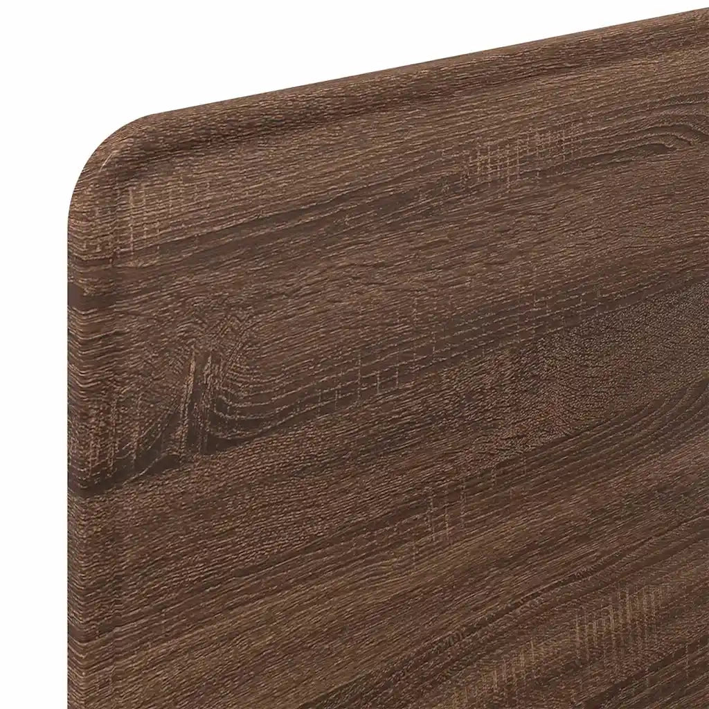 Testiera-Testata-Testiera Decorativa Rovere Marrone 90 cm Legno multistrato 156419