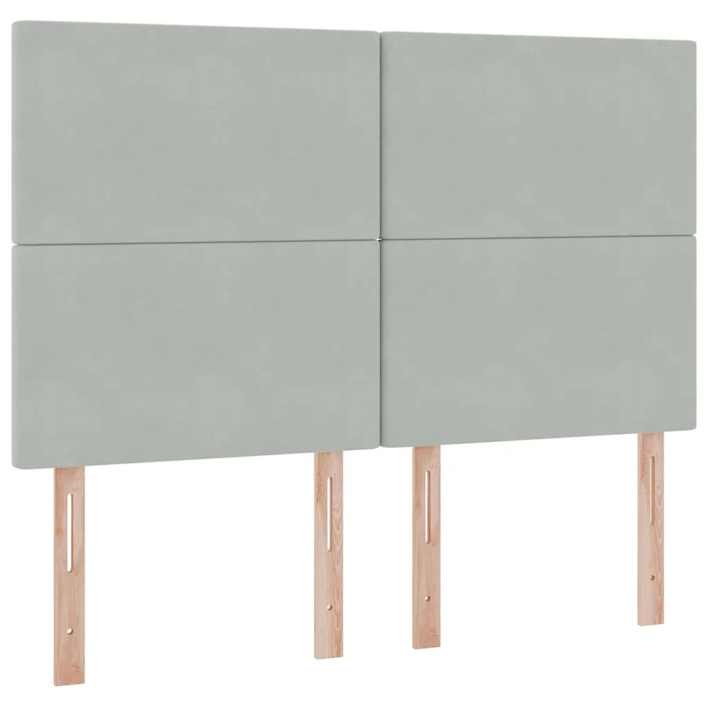 Letto con contenitore e materasso Grigio chiaro 140 x 200 cm 3371973