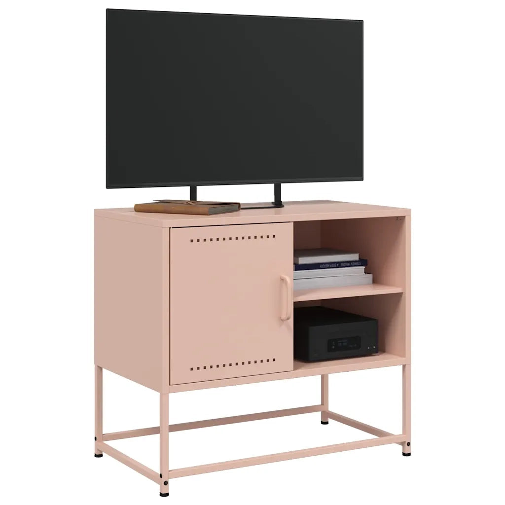 Mobile TV Rosa 68x39x60,5 cm in Acciaio 846519