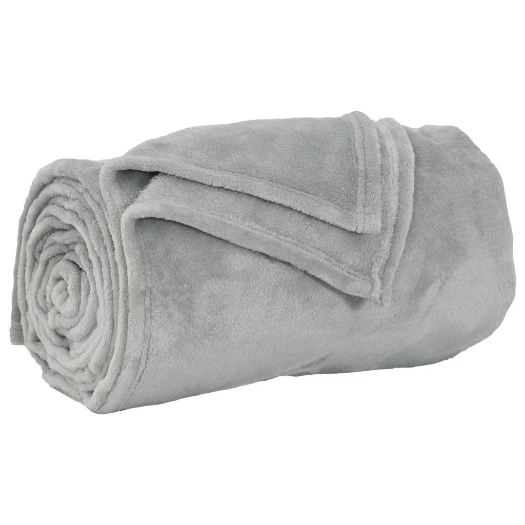 Coperte da Pile 6 pcs Grigio 150 x 200 cm Panno 42016802
